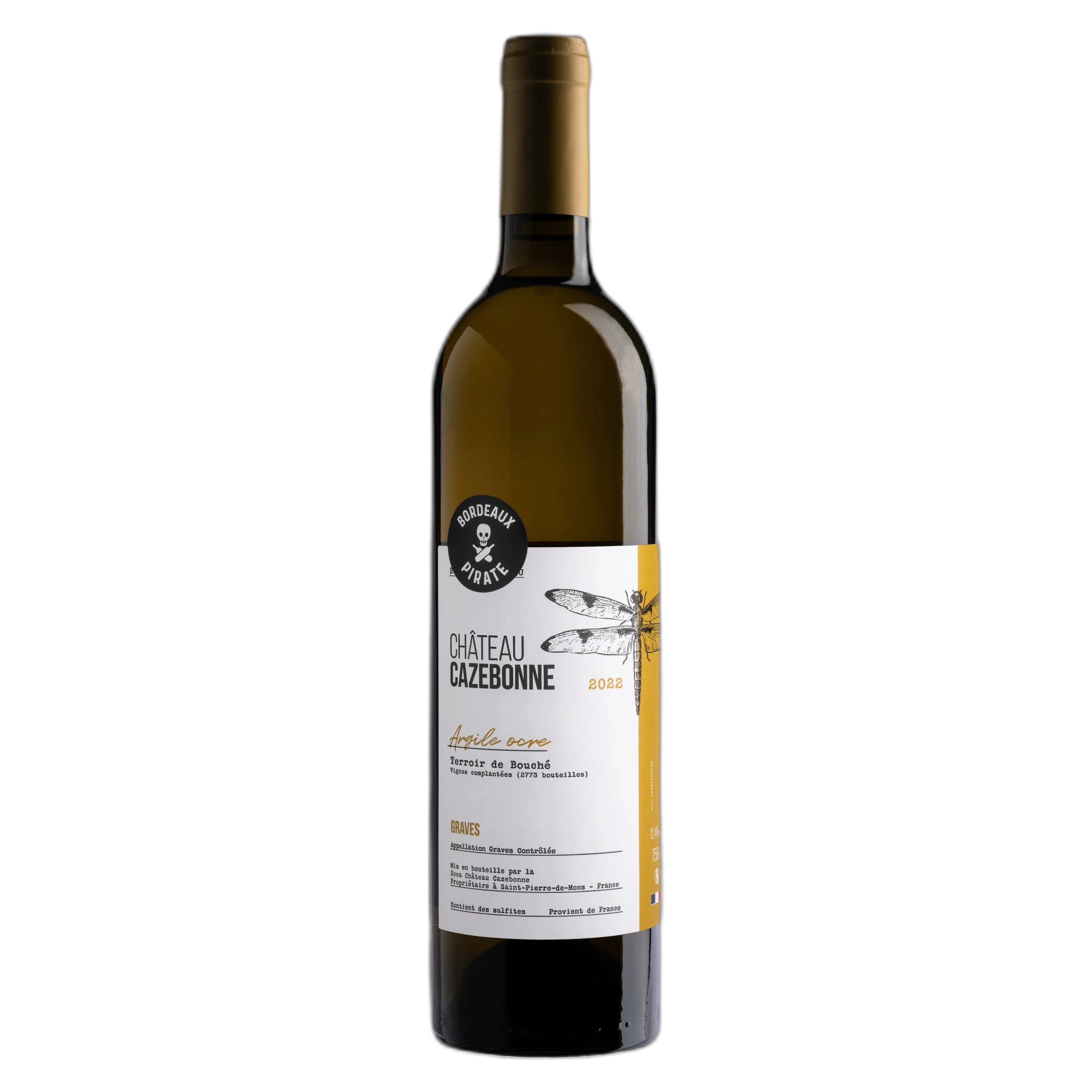 Château Cazebonne - Graves blanc "Argiles ocres de bouché" 2022