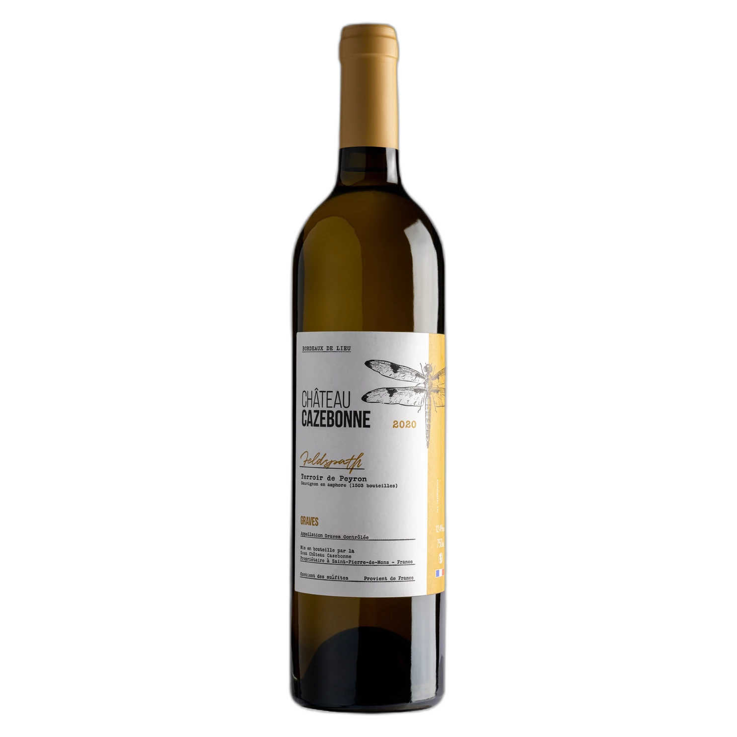 Château Cazebonne - Graves Blanc Feldspath De Peyron 2020