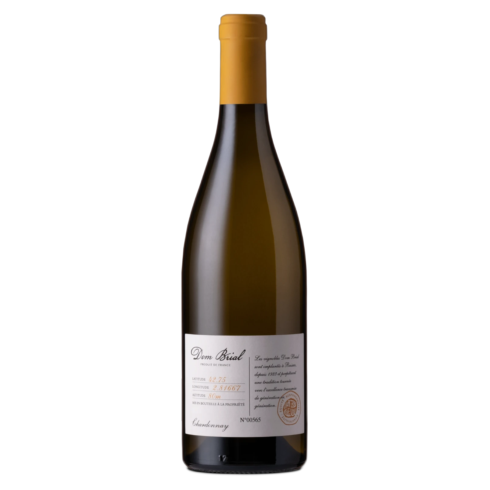 Dom Brial - Côtes Catalanes - Chardonnay 2024