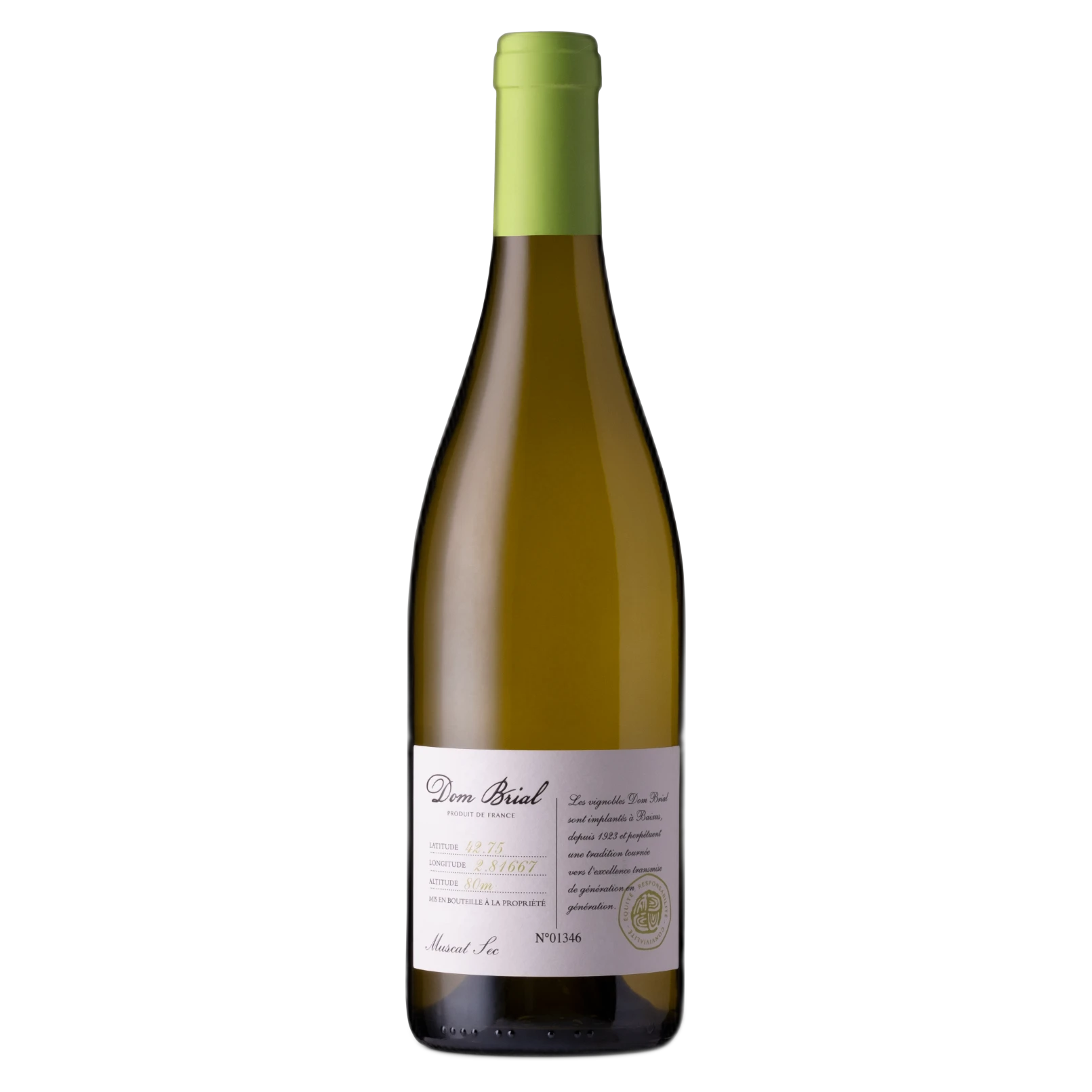 Dom Brial - Côtes Catalanes - Muscat Sec 2024