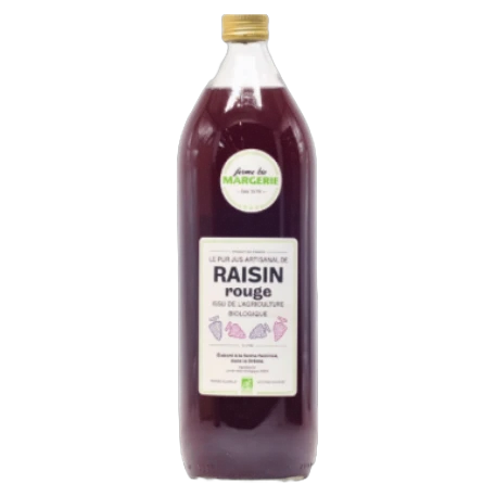 Ferme Margerie - Jus Artisanal De Raisin Rouge - 1L