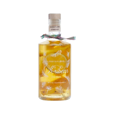 K'Ribean - Rhum arrangé Ananas flambé-citron vert - 25 cl
