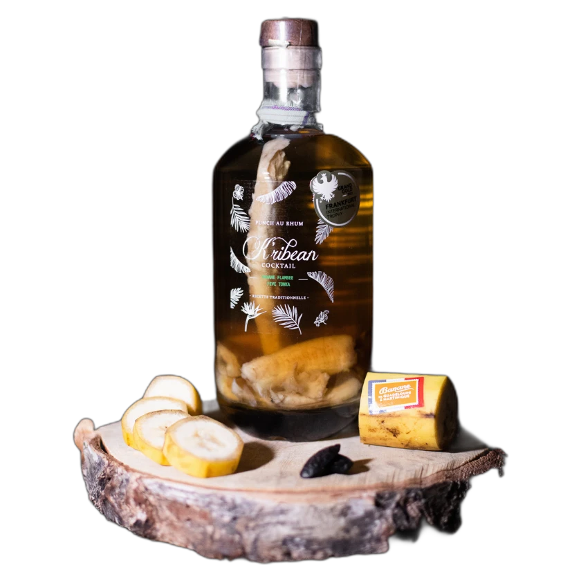 K'Ribean Punch Au Rhum Bananes Feve Tonka - 0,7L
